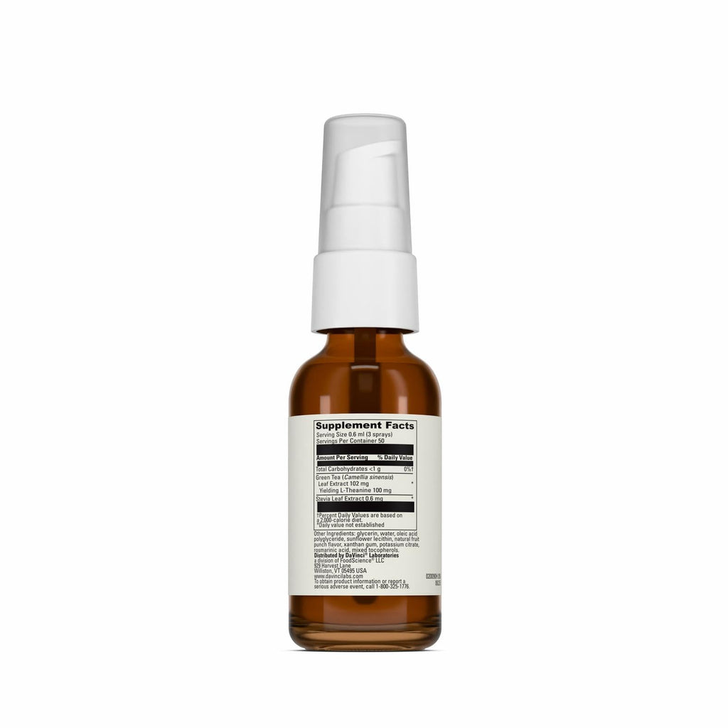 DAVINCI Liposomal L-Theanine Liquid for Calm Focus - 50 fl oz - image 2