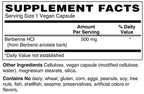 Netrition Berberine 500mg - 120 Vegetarian Capsules - image 2