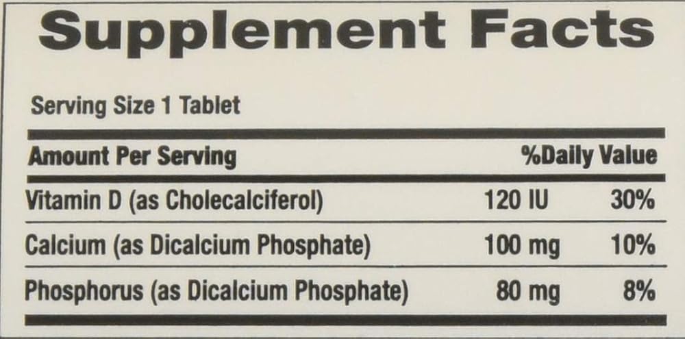 Rising Pharmaceuticals Risacal-D Vitamin D Tablets - 100 Count - image 3