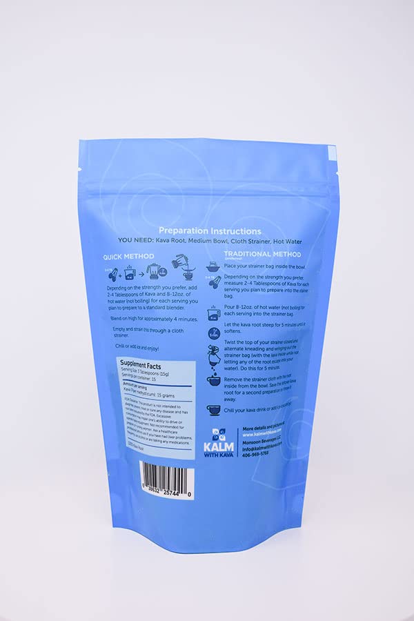 Kalm with Kava Pouni Ono Traditional Grind - 8 oz - image 2