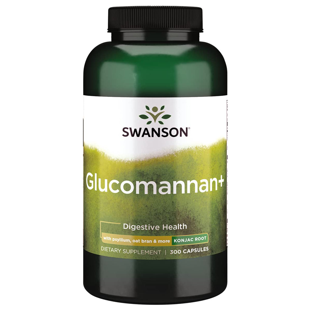 Swanson Glucomannan+ Appetite Support - 300 Capsules