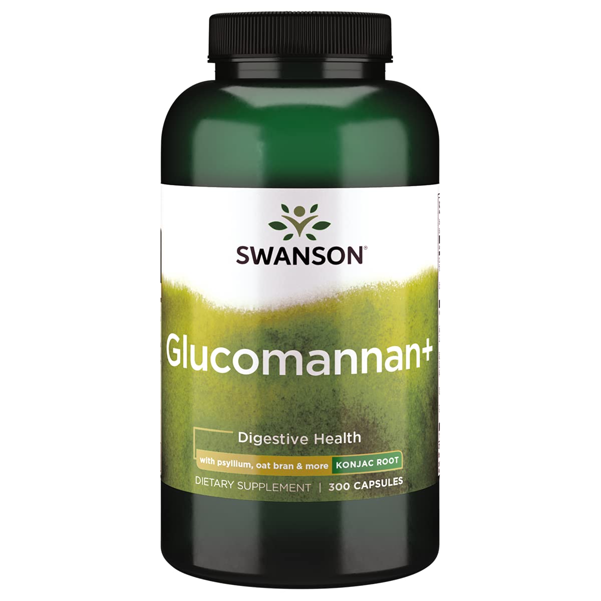 Swanson Glucomannan+ Appetite Support - 300 Capsules