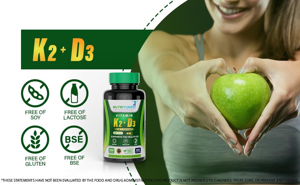 Nutritunes Vitamin K2 D3