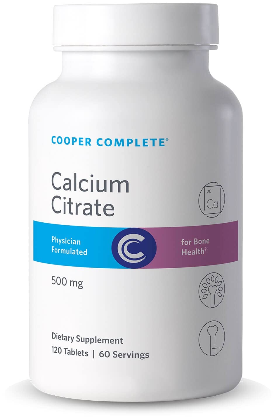 Cooper Complete Calcium Citrate 500 mg Bone Health - 120 Tablets