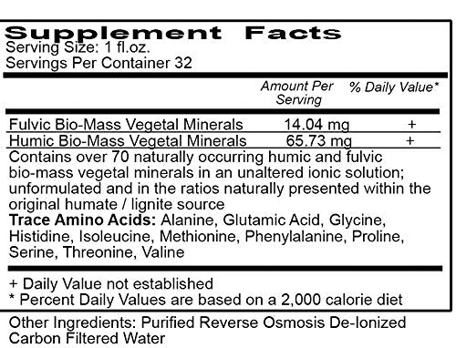 Vital Earth Minerals Fulvic Humic Blend Liquid - 6 Pack - image 2