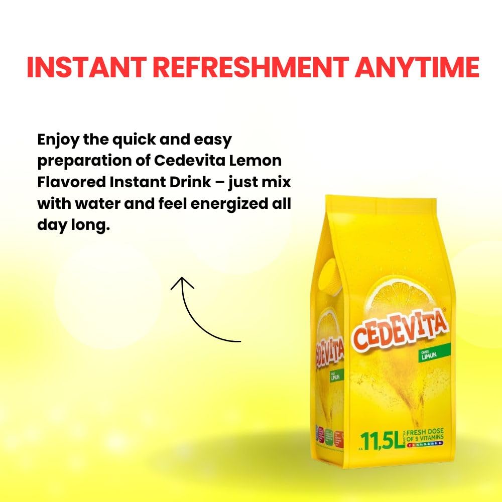 SORINA Cedevita Instant Lemon Drink Mix with 9 Vitamins - 900g - image 4