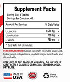 Healthy Supplements LLC BCAA 3000mg Branched Chain Amino Acid - 120 Tablets - image 2