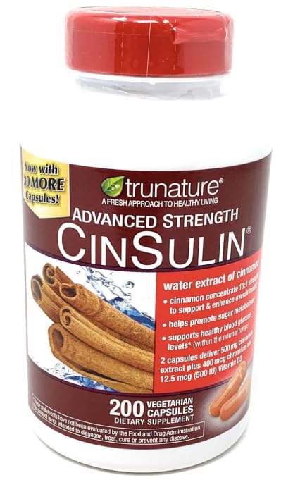 LOVY CO. Cinnamon Chromium Picolinate Vitamin D3 - 200 Capsules