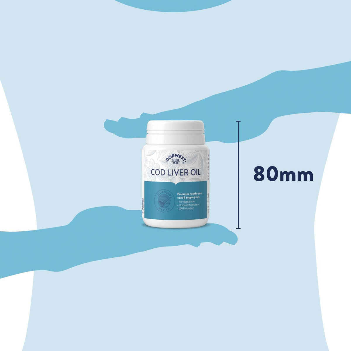 Dorwest Cod Liver Oil Capsules for Pets - 100 Capsules - image 5