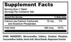 Amazing Formulas Folic Acid (Vitamin B9) 400 mcg