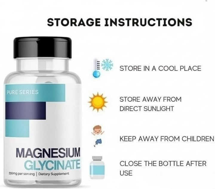 Magnesium Glycinate High Absorption Form for Muscle & Nerve Support - image 4