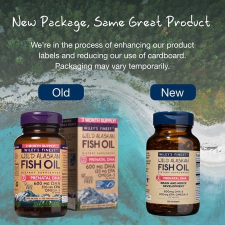 Wiley's Finest Wild Alaskan Fish Oil Prenatal DHA - 120 Softgels - image 8
