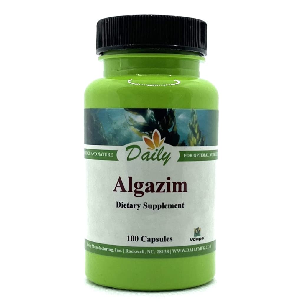 Daily Manufacturing Algazim Iodine & Kelp - 100 Vegetarian Capsules