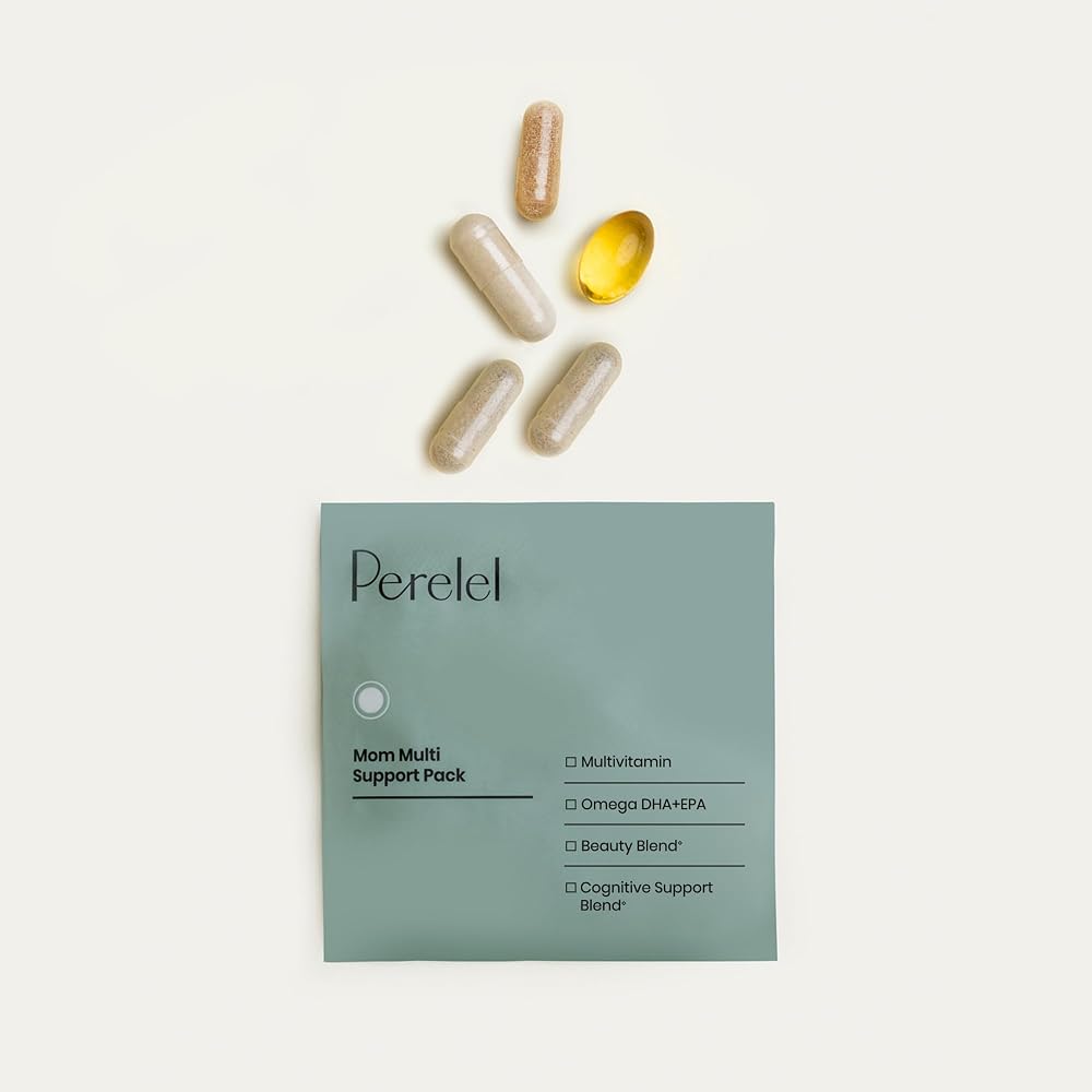 Perelel Mom Multi Postnatal Vitamins with Omega 3 DHA & Iron - 30 Sachets - image 4