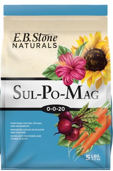 KEXMY EB Stone Organics Sul-Po-Mag Potassium Magnesium Sulfate - 5 lb