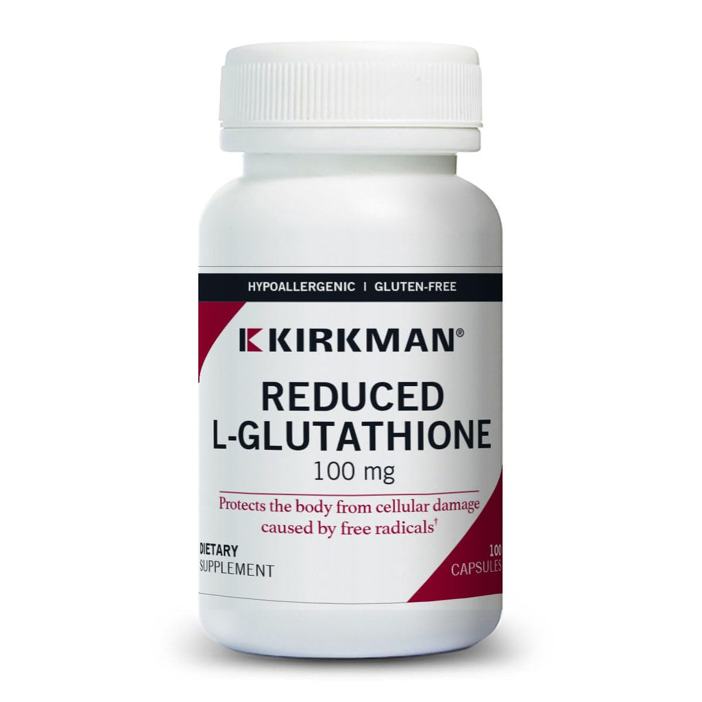 Kirkman Reduced L-Glutathione 100 mg - 100 Vegetarian Capsules