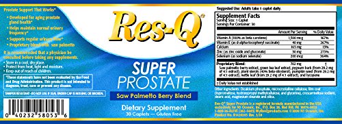 Res-Q Super Prostate Health 3-Pack - 90 Caplets - image 3