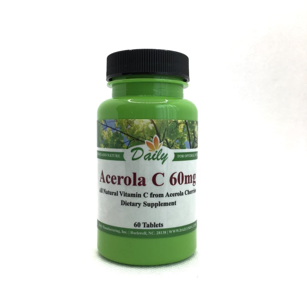 Daily Manufacturing Acerola C Vitamin C - 60 Tablets