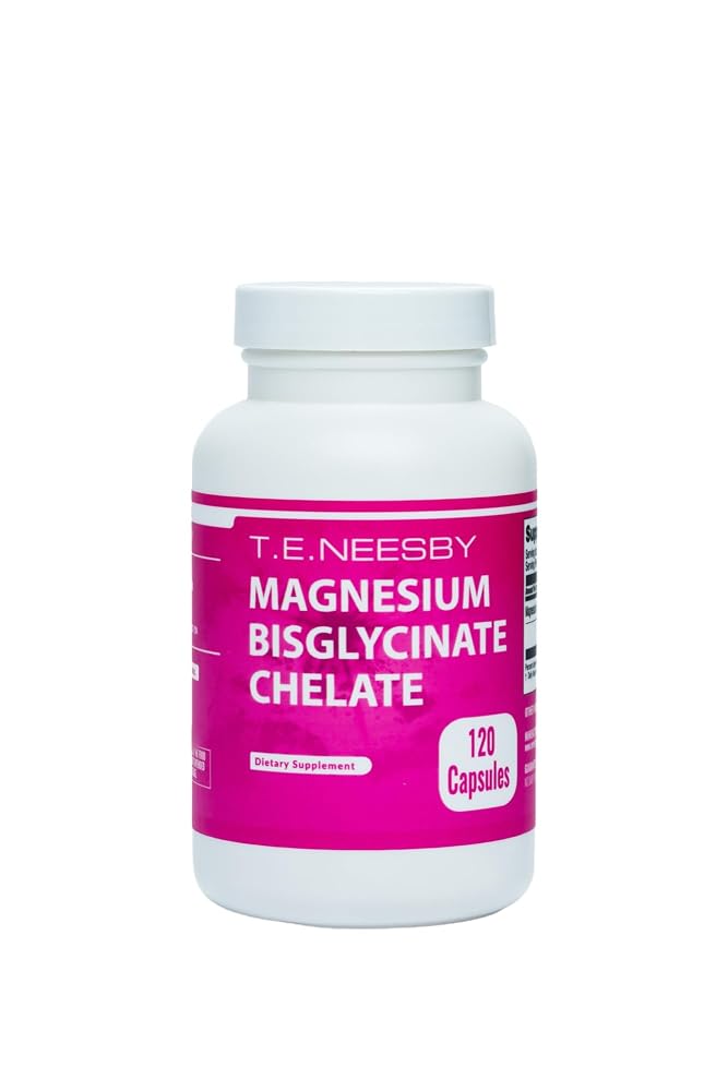 T.E. Neesby Magnesium Bisglycinate Chelate - 120 Vegetarian Capsules