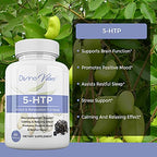 Divine Vibes 5-HTP 200mg Plus Calcium for Mood & Sleep - 60 Capsules - image 2