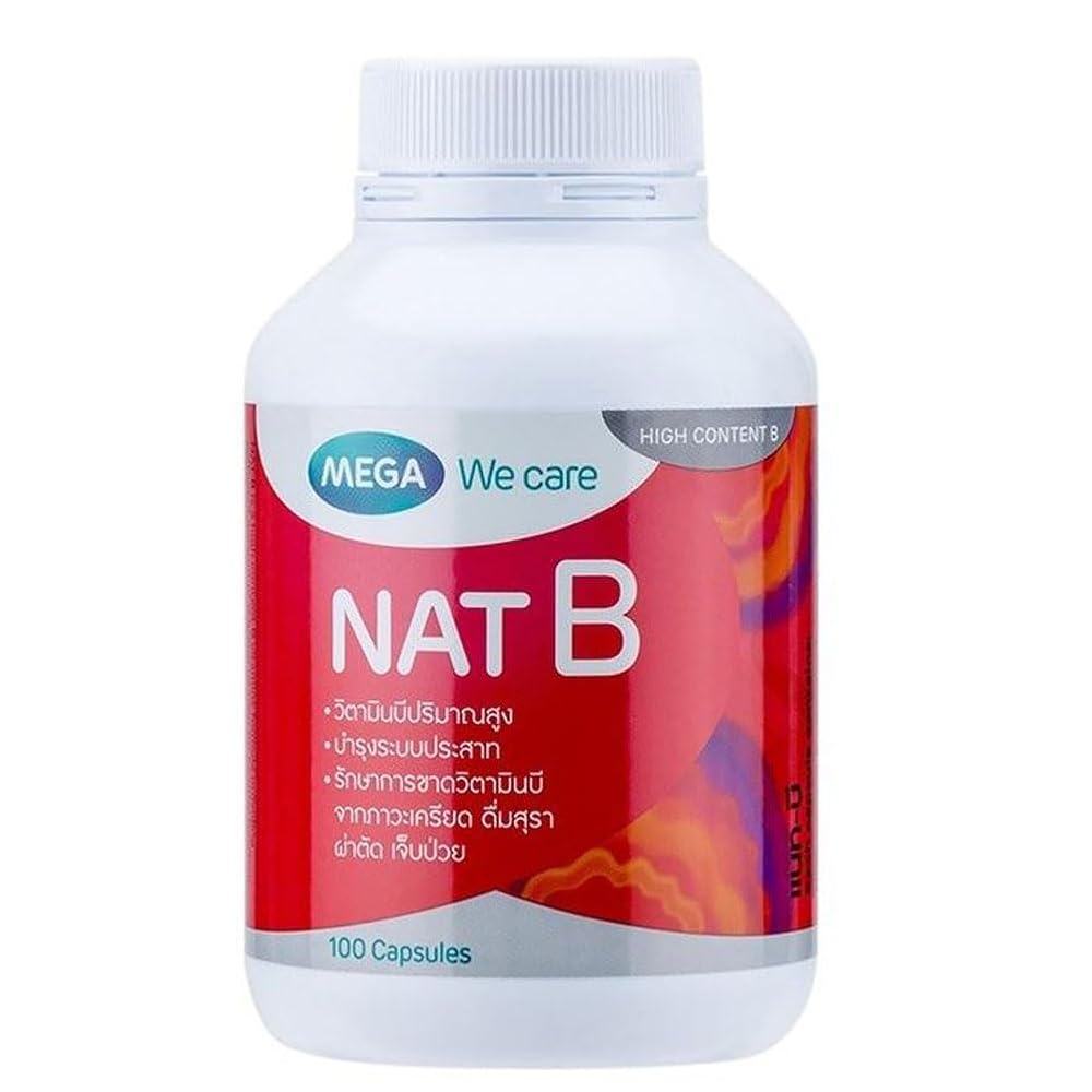 Mega We Care Nat B 100 Vitamin B Complex - 100 Capsules