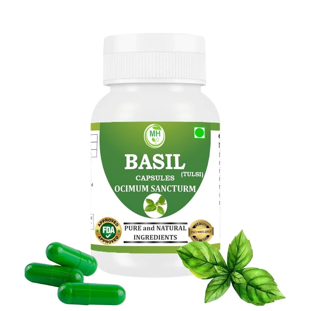 Morsan Healthcare Basil Capsules (Ocimum Sancturm)