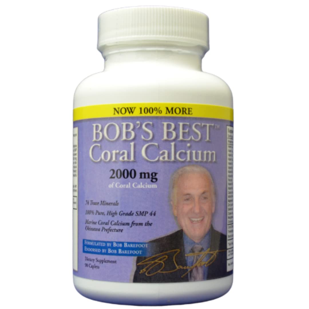 Bob's Best Coral Calcium 2000 mg - 90 Caplets