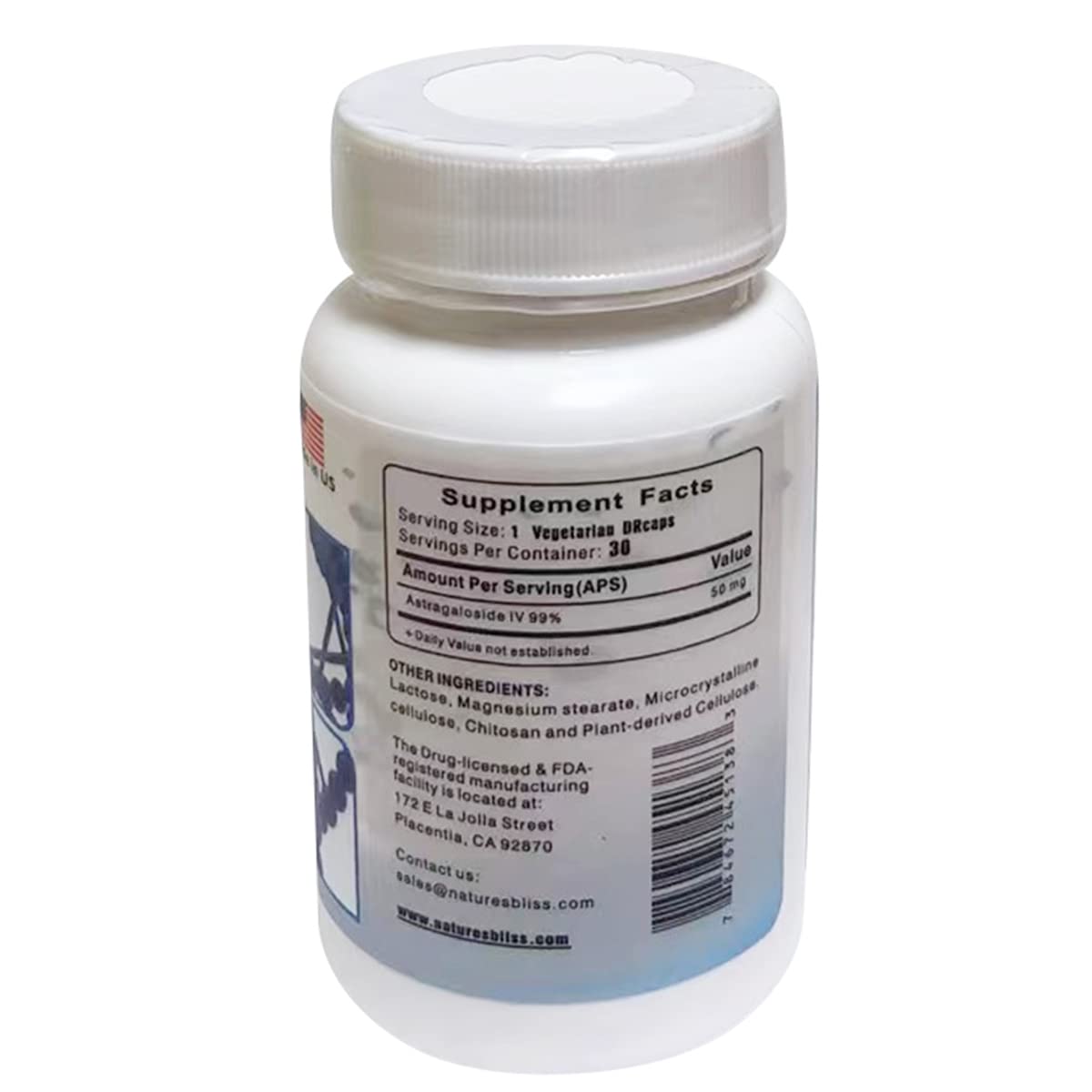 Nature'sbliss Astragalus Root Extract Astragaloside IV 50mg - image 8