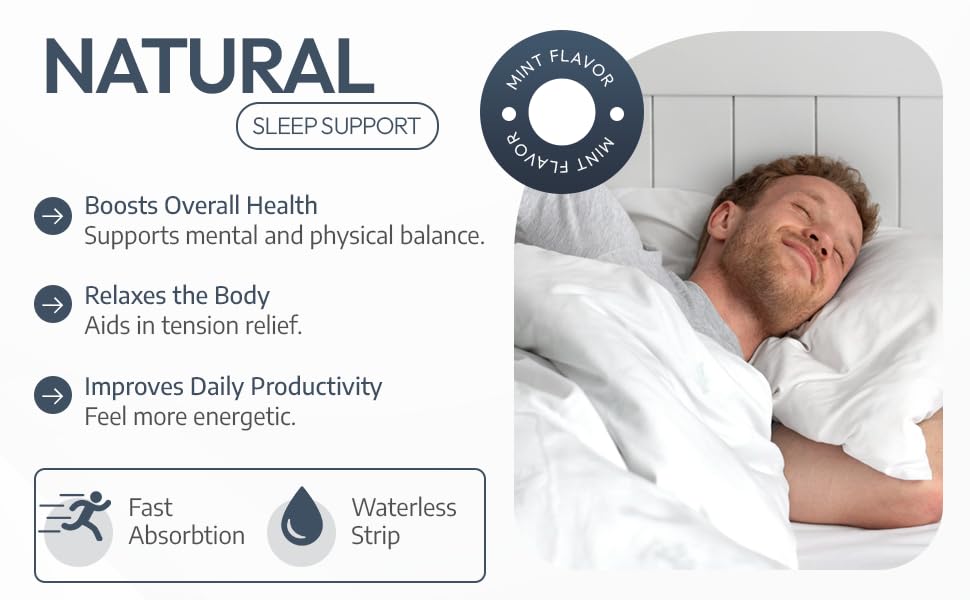 EZ VITAMINS Sleep Strips with Melatonin - 30 Count - image 5