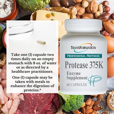 TRANSFORMATION Protease 375K Enzyme Blend - 120 Capsules - image 3