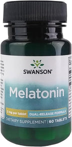 Swanson Melatonin Restful Sleep Support 3 mg - 60 Tablets