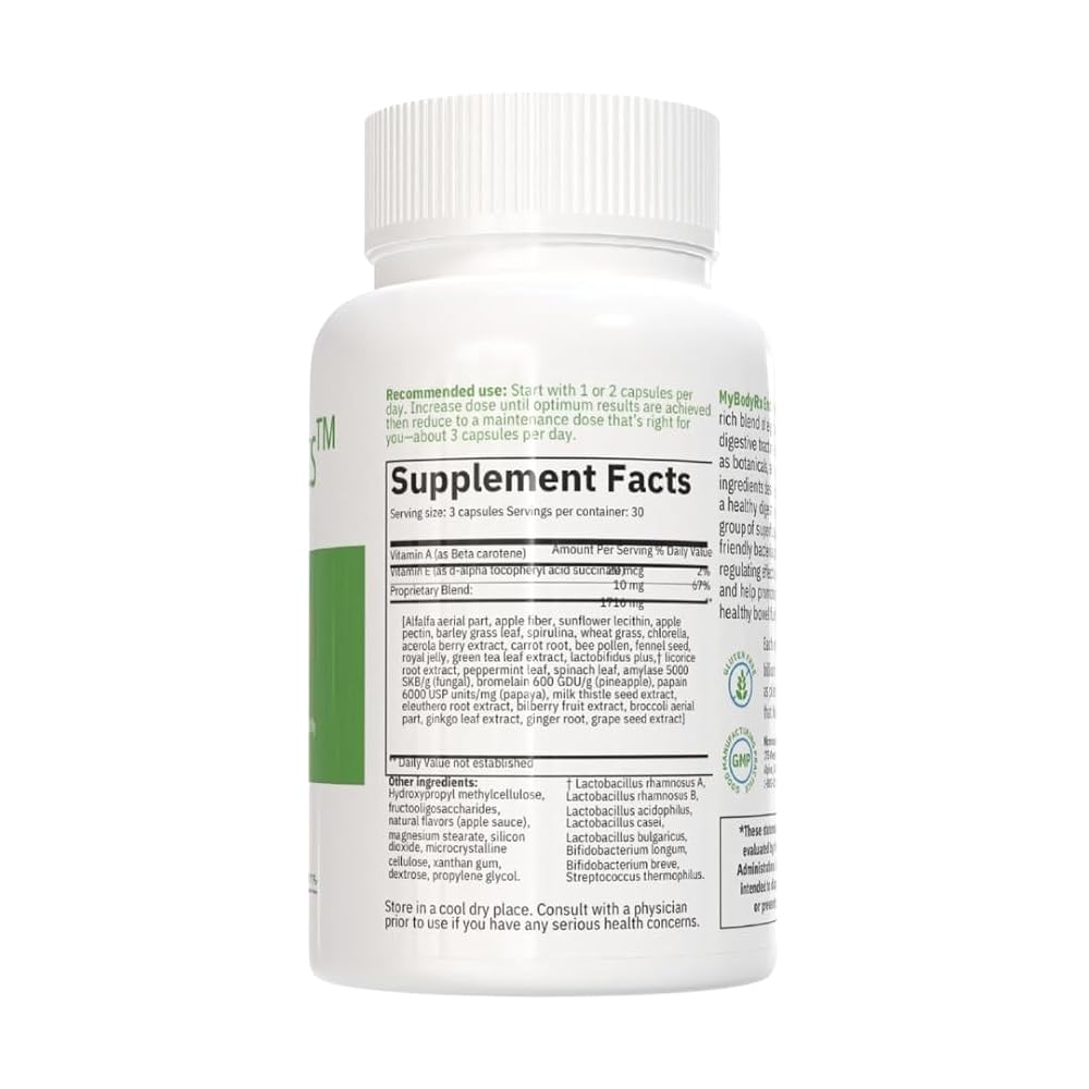 MYBODYRX Endobiotics Gut Support Supplement - 180 Capsules - image 2