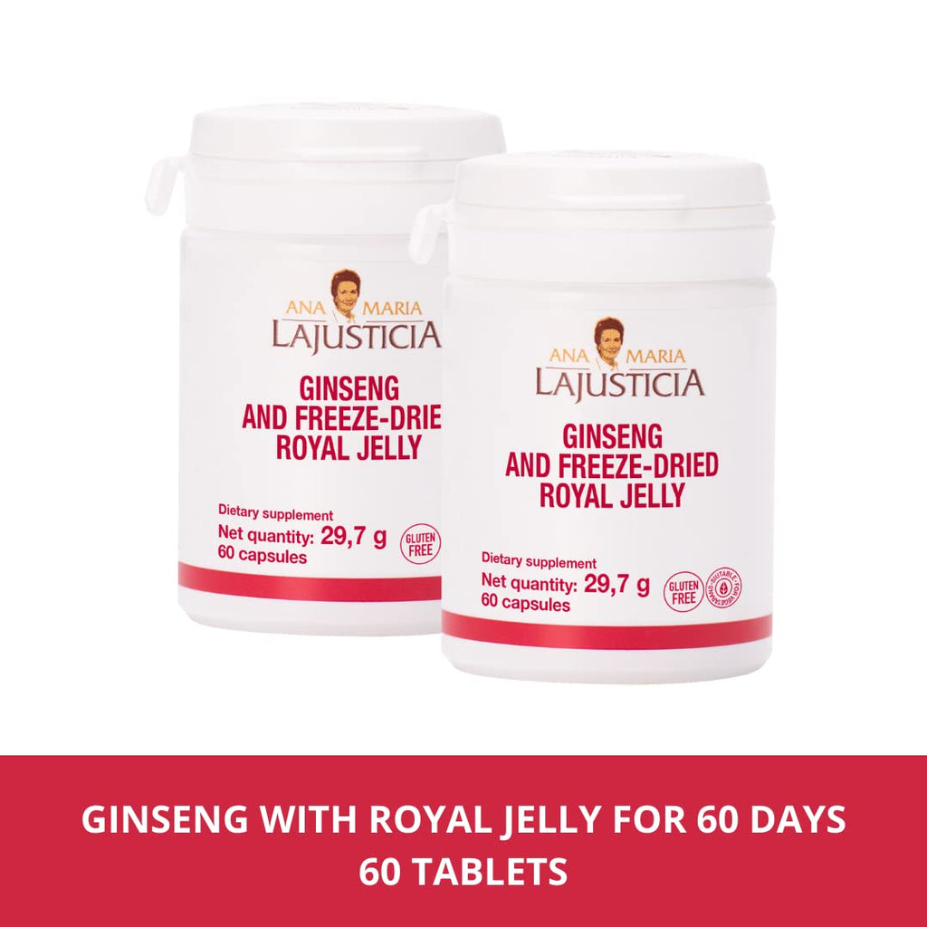 Ana María Lajusticia Ginseng and Royal Jelly - 60 Tablets - image 2