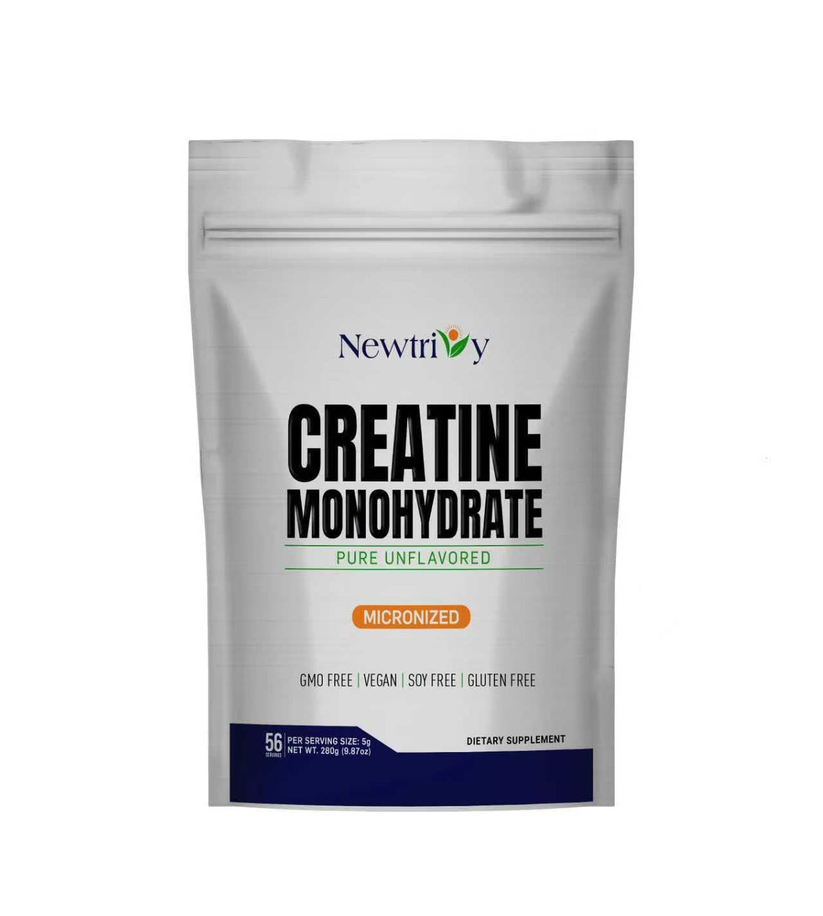 Newtrivy Creatine Monohydrate Micronized Powder - 280g