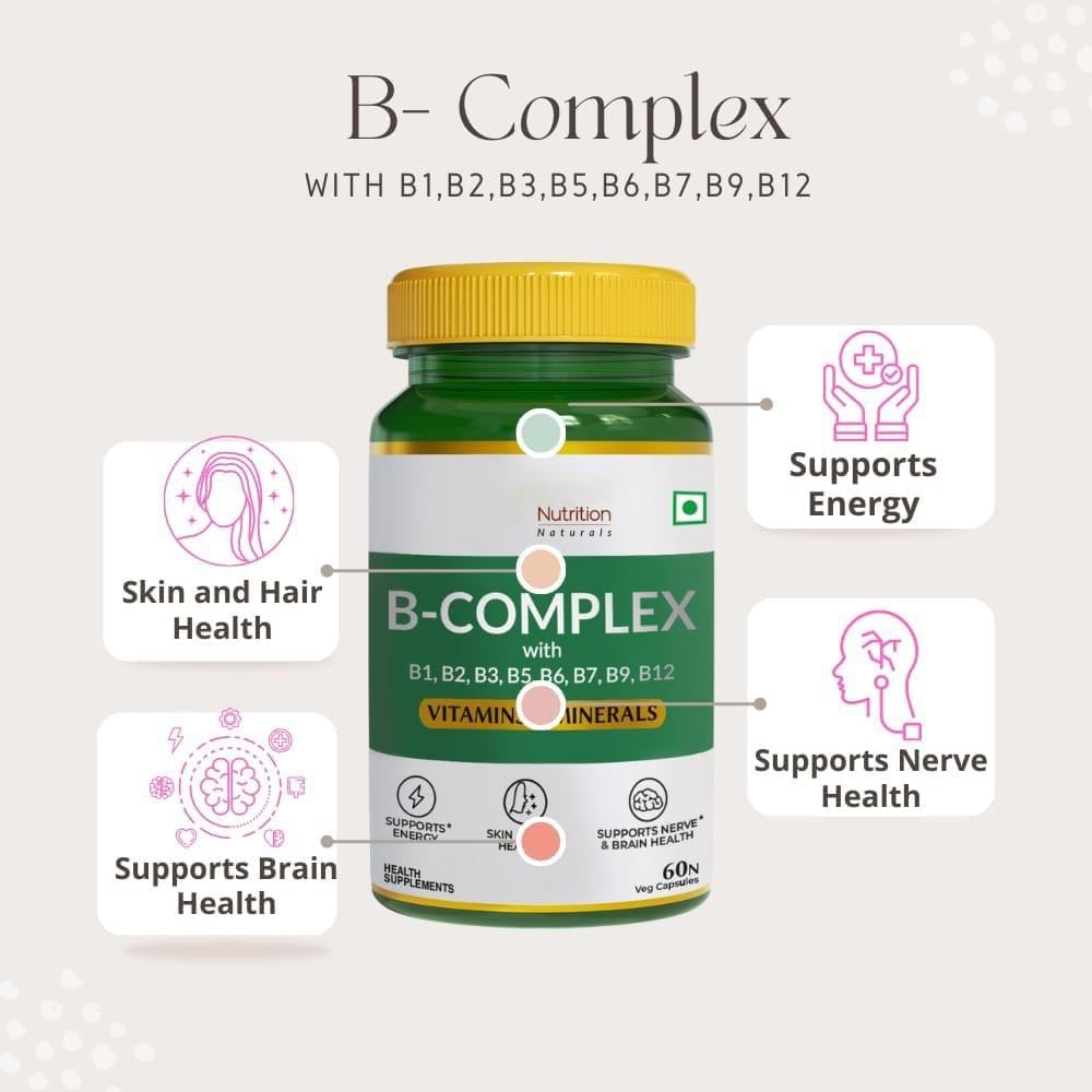 Generic Vitamin B-Complex 100% RDA - 60 Vegetarian Capsules - image 3