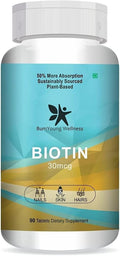 METROL Goldy Biotin 30mcg for Hair Growth - 90 Tablets