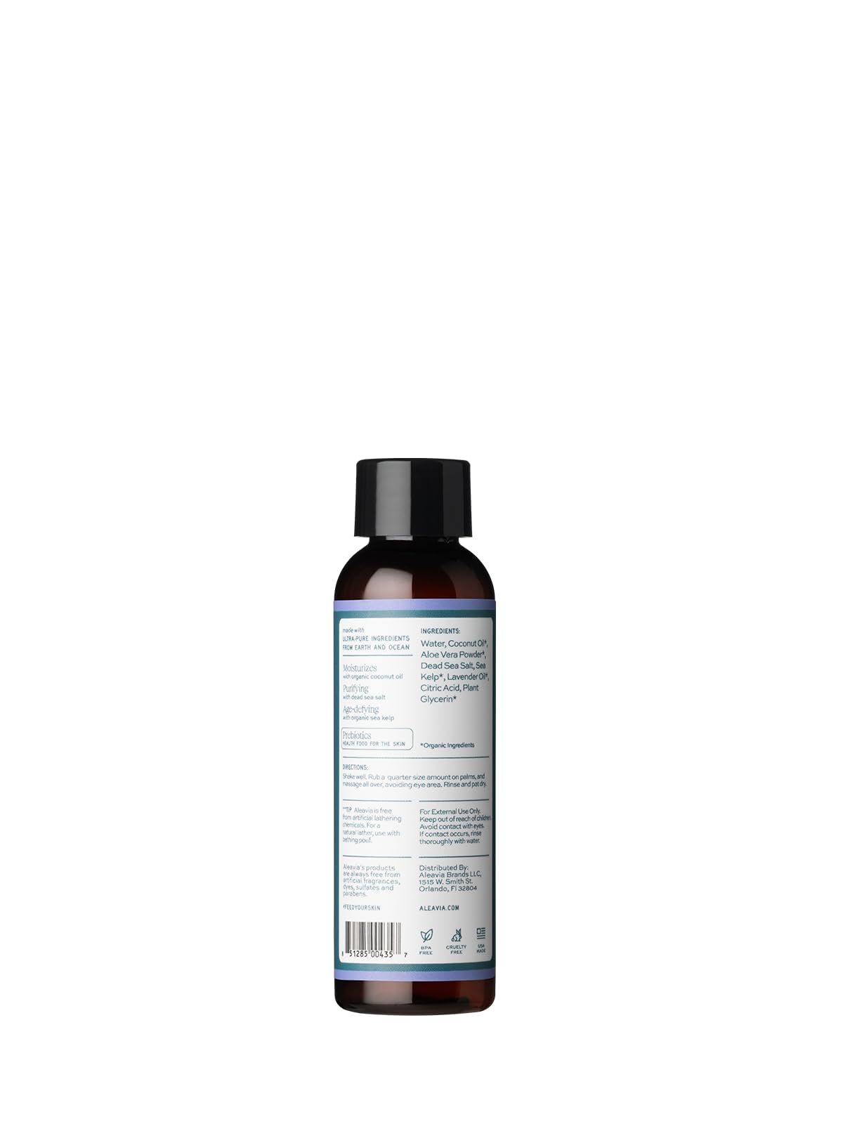 Aleavia Travel Lavender Body Cleanse - 2 Fl Oz - image 2