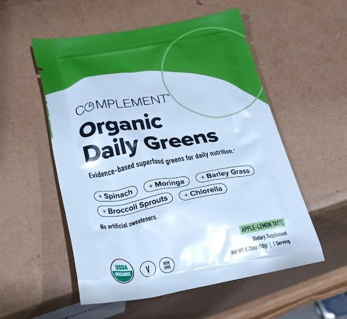 Complement Organic Daily Greens Powder Superfood - 1 Serving - image 2