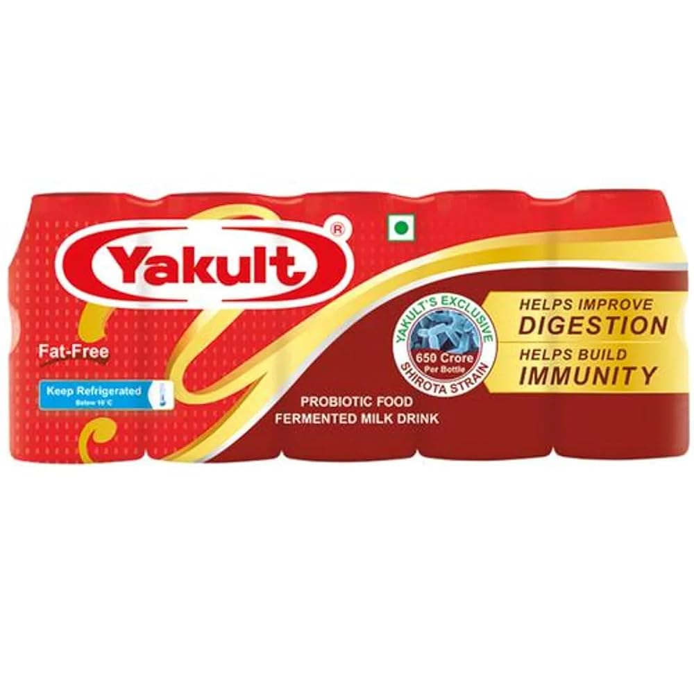 KDJ VASU HEALTH CARE Yakult Probiotic Health Drink - 20 Bottles (65 ml each)
