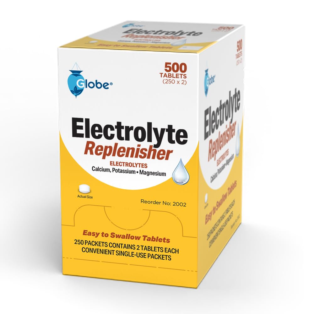 Globe Electrolyte Replenisher Tablets Hydration Support - 500 Count - image 6