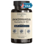 VINATURA Akkermansia Probiotic Supplement - 60 Capsules