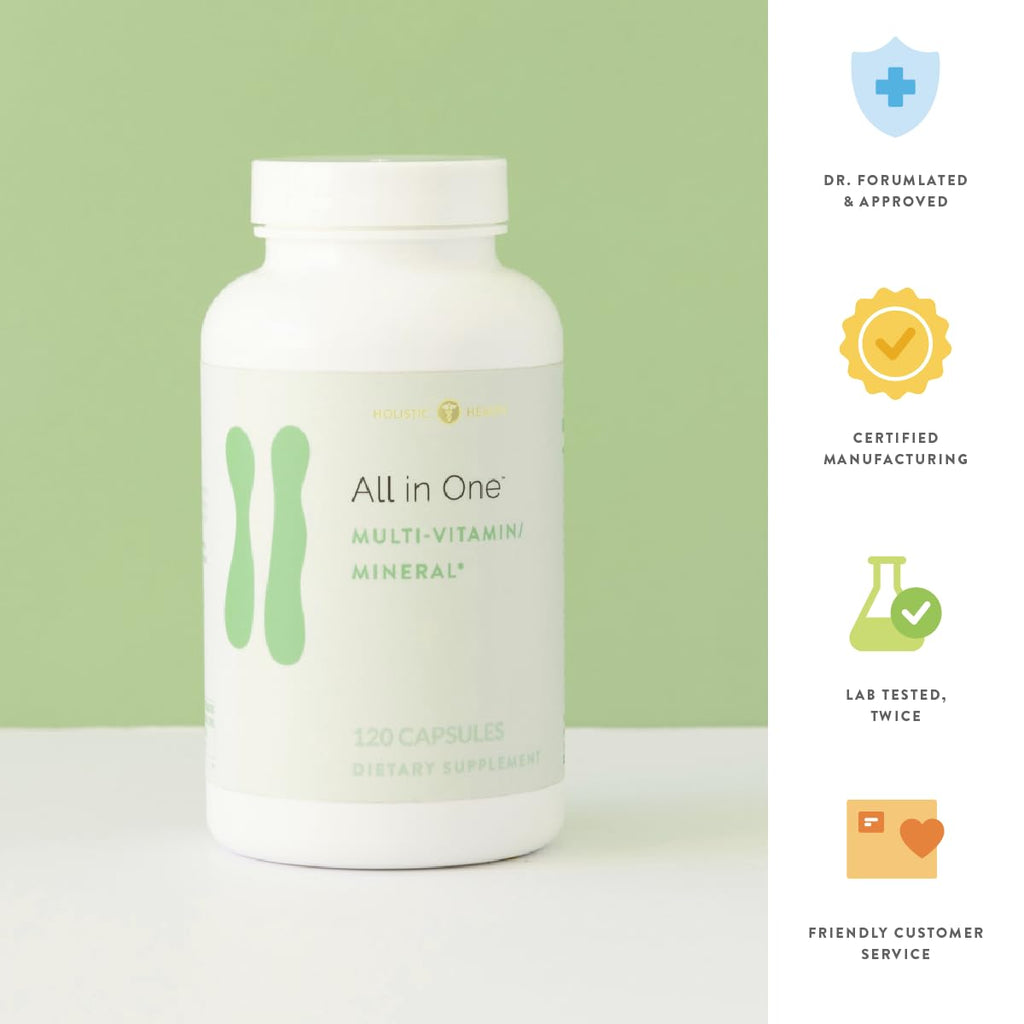 Holistic Health All in One Multivitamin & Mineral - 120 Capsules - image 5