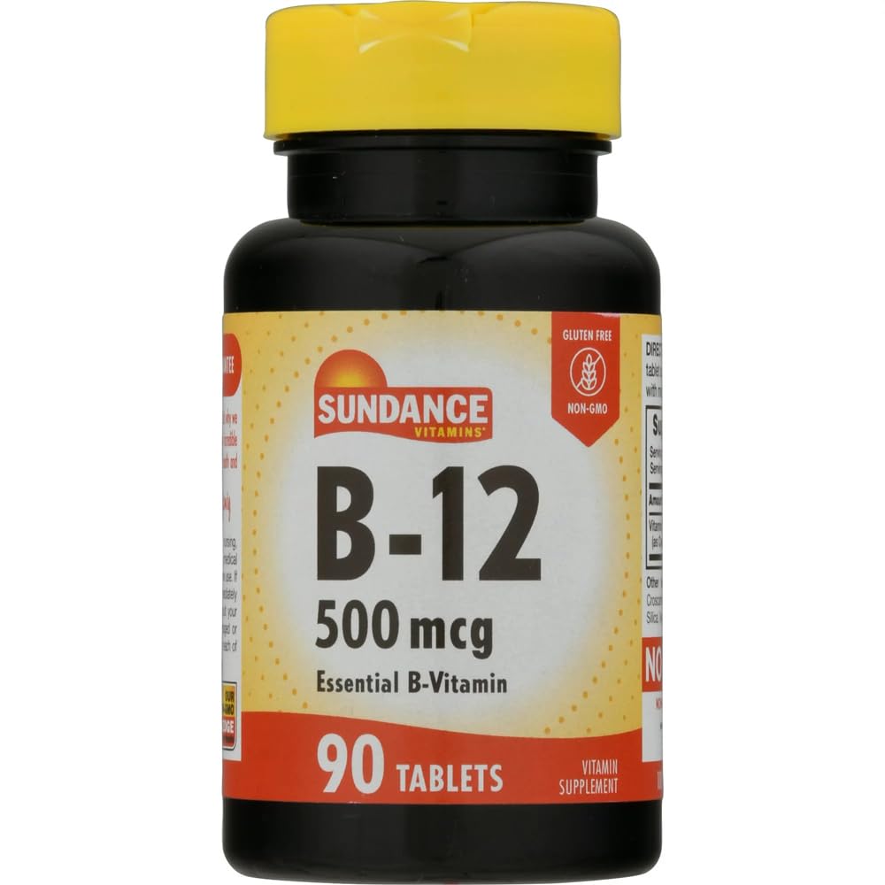 Sundance Vitamin B-12 500 mcg - 270 Tablets (3 Pack)