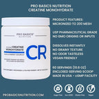 Generic Pro Basics Micronized Creatine Monohydrate Powder - 60 Servings - image 3