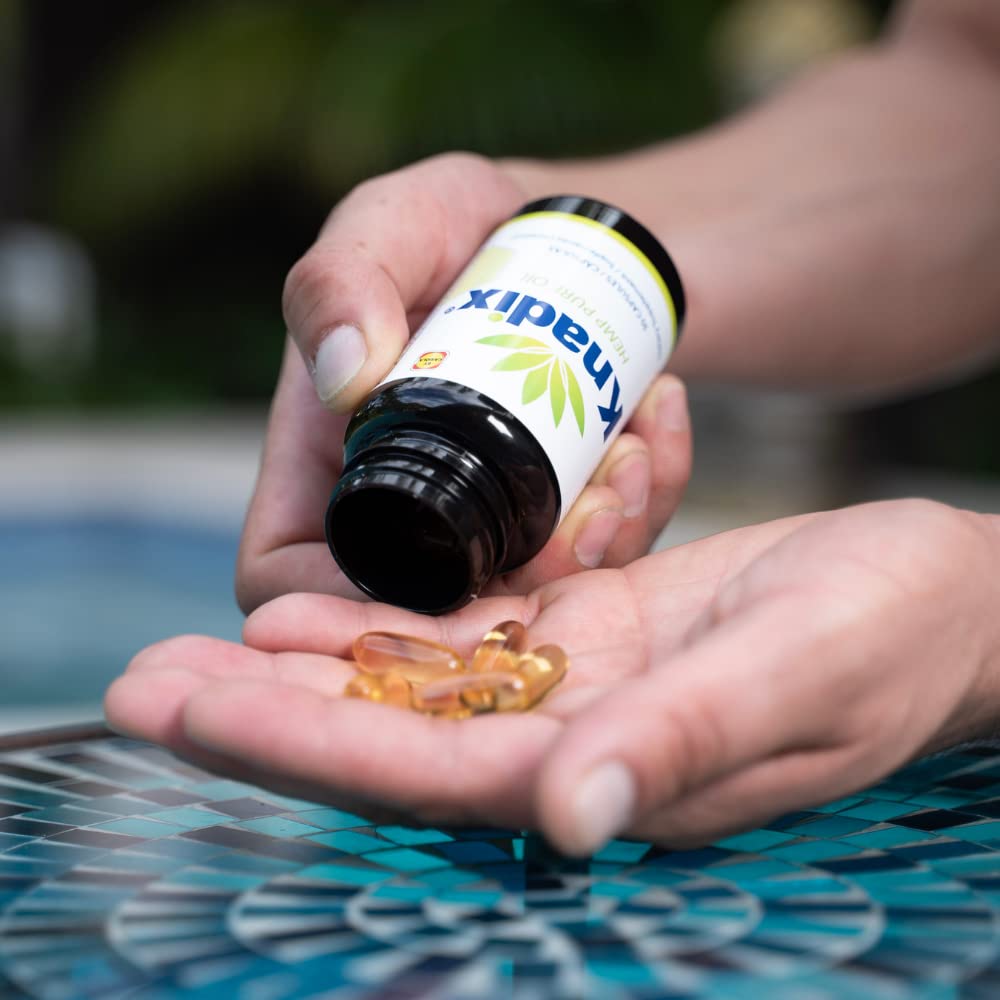 Knadix Hemp Oil Capsules & Cream - 30 Capsules + 8 oz - image 2