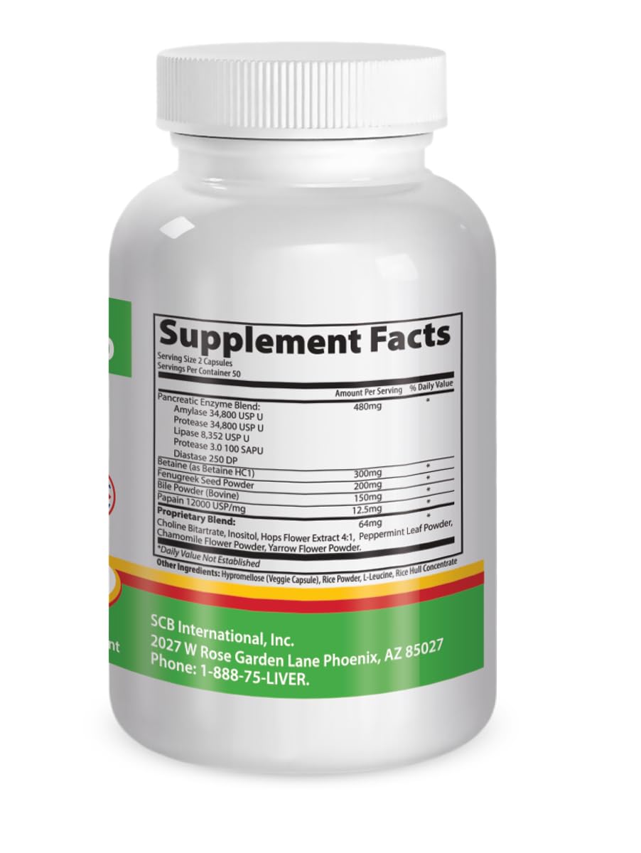Livatone Super Digestive Enzymes - 100 Capsules - image 3