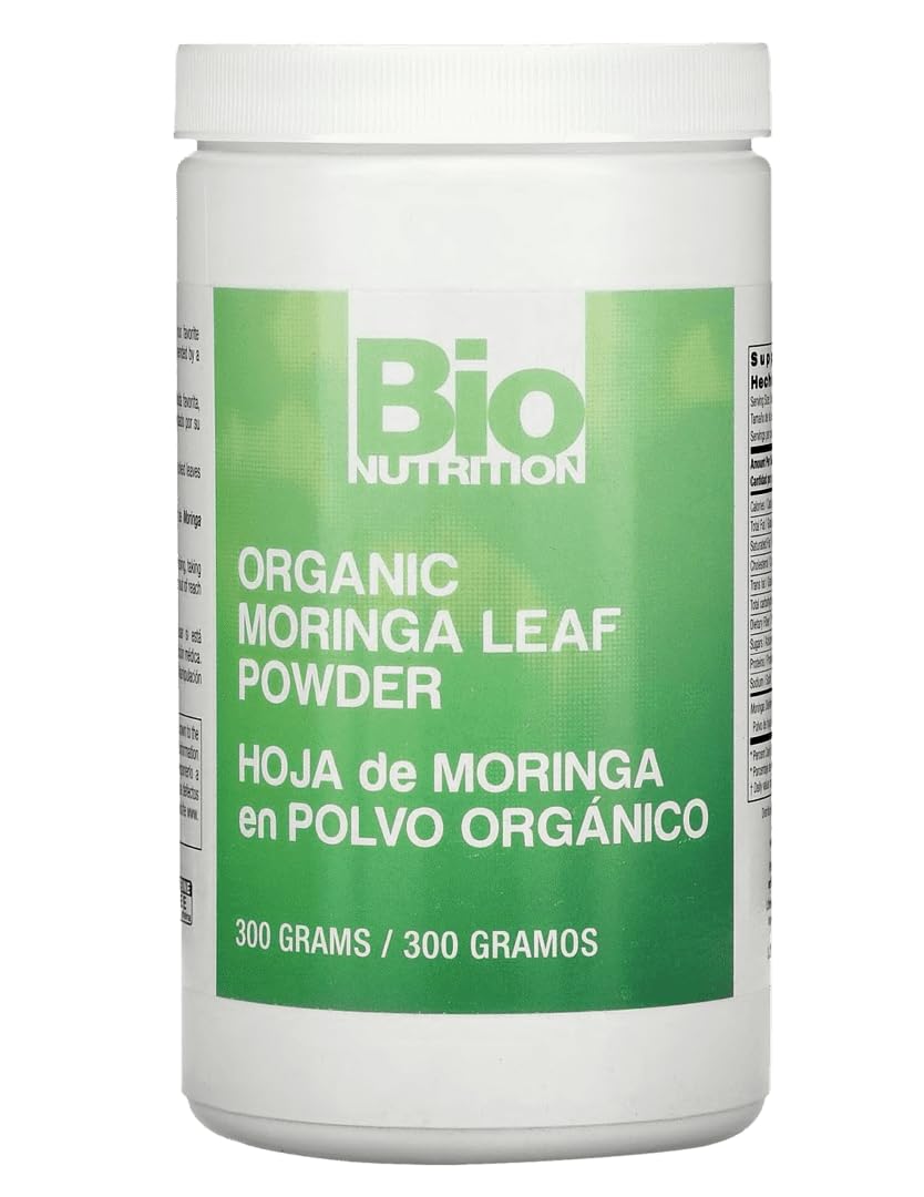 Bio Nutrition Organic Moringa Leaf Powder - 300 Grams