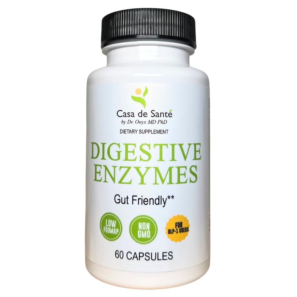 Casa de Sante FODMAP Digestive Enzymes 18-Enzyme - 60 Capsules