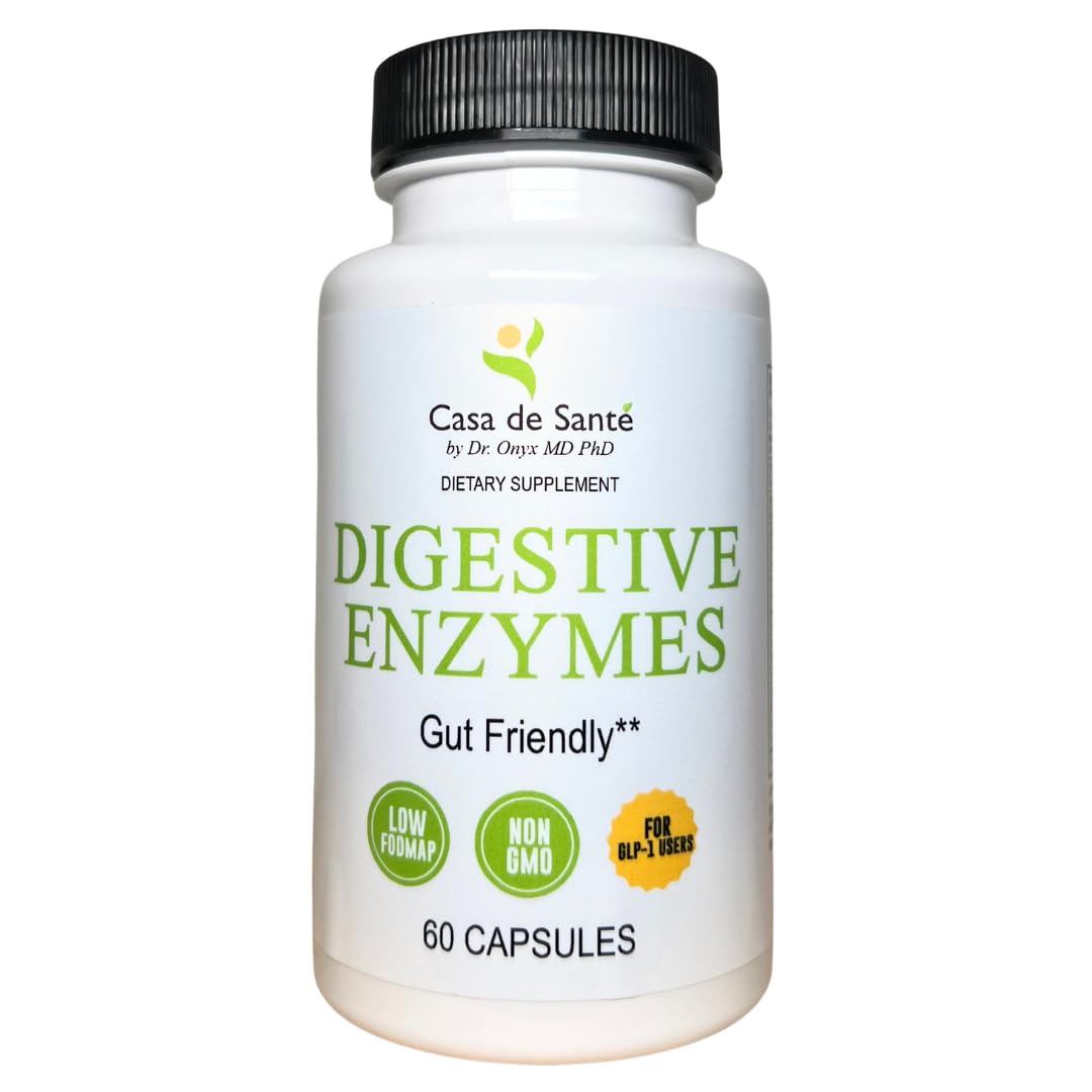 Casa de Sante FODMAP Digestive Enzymes 18-Enzyme - 60 Capsules