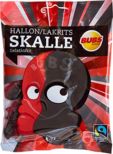 Bubs Godis Hallon Lakrits Raspberry Licorice Gummies - 2 x 90g